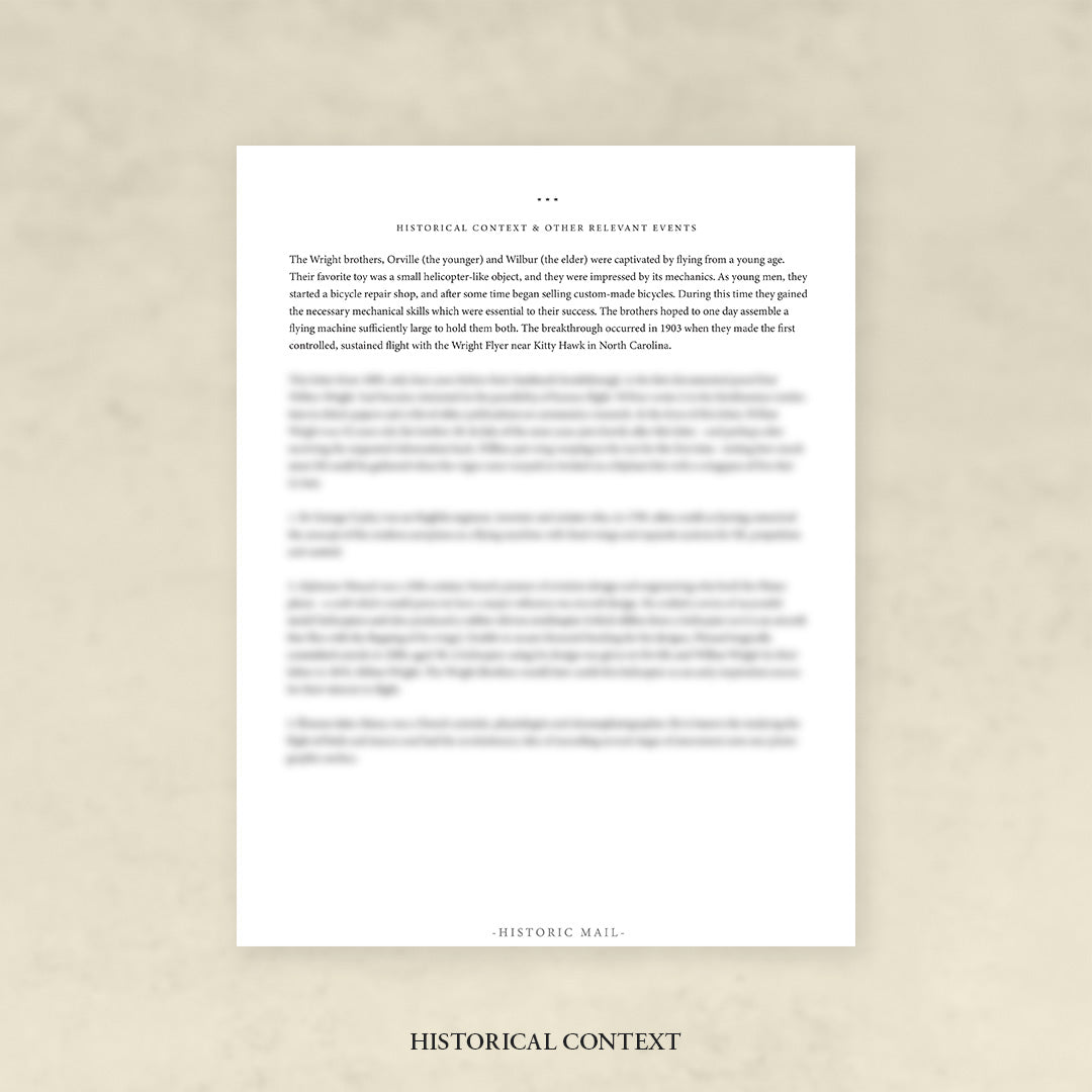 Historic Letter Subscription Gift Pack (American History 1776 - 1976)
